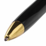 Ручка подарочная шариковая BRAUBERG "De Luxe Black", корпус черный, узел 1 мм, линия письма 0,7 мм, синяя, 141411 по низкой цене оптом 