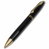 Ручка подарочная шариковая BRAUBERG "De Luxe Black", корпус черный, узел 1 мм, линия письма 0,7 мм, синяя, 141411 по низкой цене оптом 