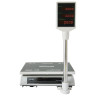 Весы торговые MERCURY M-ER 326ACP-32.5 LED (0,1-32 кг), дискретность 10 г, платформа 325x230 мм, со стойкой по низкой цене оптом 