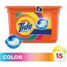 Средство для стирки в капсулах 15 шт. по 24,8 г TIDE (Тайд) "Color", 8001090758279 по низкой цене оптом 