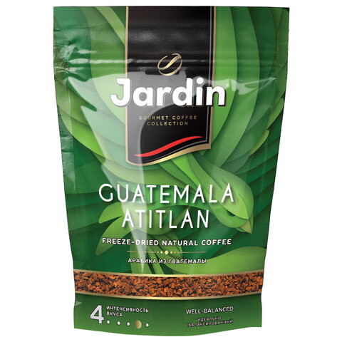 Кофе растворимый JARDIN "Guatemala Atitlan" ("Гватемала Атитлан"), сублимированный, 150 г, мягкая упаковка, 1016-14 по низкой цене оптом Краснодар, Москва, Уфа, Казань, Барнаул, Владивосток, Хабаровск, Сахалин, Красноярск, Екатеренбург, 