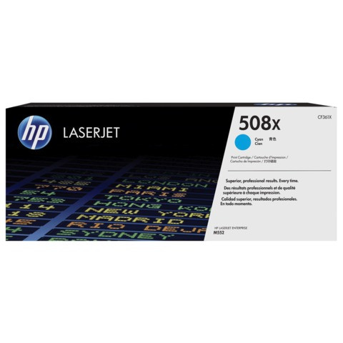 Картридж лазерный HP (CF361X) LaserJet Pro M552dn/M553dn/M553n/M553x, голубой, оригинальный, ресурс 9500 страниц по низкой цене оптом 