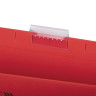 Подвесные папки A4/Foolscap (404х240 мм) до 80 л., КОМПЛЕКТ 10 шт., красные, картон, STAFF, 270936 по низкой цене оптом 