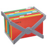 Подвесные папки A4/Foolscap (404х240 мм) до 80 л., КОМПЛЕКТ 10 шт., красные, картон, STAFF, 270936 по низкой цене оптом 