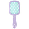 Расческа для волос массажная 20х8,5 см, массажер и щетка для чистки В ПОДАРОК, фиолетовая/мятная, MONTE VITA (МОНТЕ ВИТА), 457431 по низкой цене оптом 