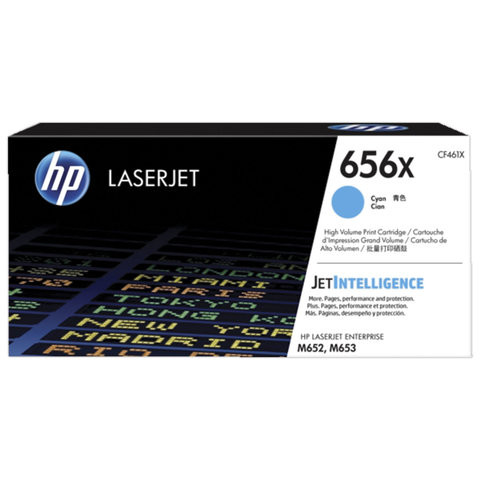 Картридж лазерный HP (CF461X) Color LJ M652dn/ M652n/ M653dn/ M653x, голубой, ресурс 22000 стр, оригинальный по низкой цене оптом 