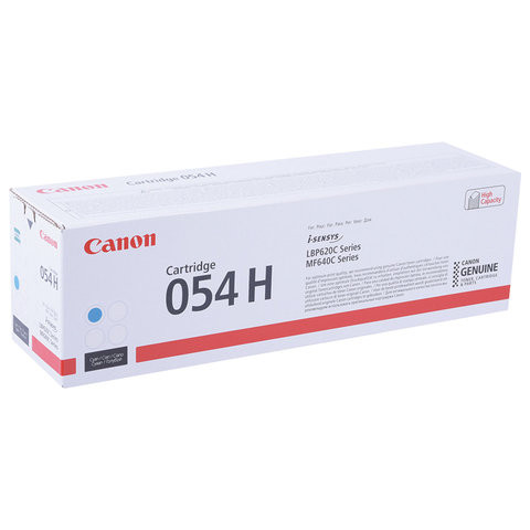Картридж лазерный CANON (054HC) для i-SENSYS LBP621Cw/MF641Cw/645Cx, голубой, ресурс 2300 страниц, оригинальный, 3027C002 по низкой цене оптом 