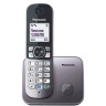 Радиотелефон PANASONIC KX-TG6811RUM, память 50 номеров, АОН, повтор, спикерфон, полифония, 10-100 м, серый по низкой цене оптом 
