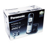Радиотелефон PANASONIC KX-TG6811RUM, память 50 номеров, АОН, повтор, спикерфон, полифония, 10-100 м, серый по низкой цене оптом 