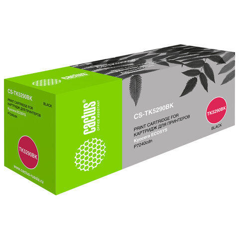 Картридж лазерный CACTUS (CS-TK5290BK) для Kyocera Ecosys P7240cdn, черный, ресурс 17000 страниц по низкой цене оптом 