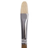 Кисть художественная профессиональная BRAUBERG ART CLASSIC, щетина, овальная, № 10, длинная ручка, 200731 по низкой цене оптом 