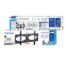 Кронштейн-крепление для ТВ настенный KROMAX STAR-11, VESA 75-600/400, 32-65", 0 степеней свободы, до 50 кг, серый, 20159 по низкой цене оптом 