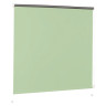 Штора рулонная светонепроницаемая (Блэкаут) BRABIX 60х175 см, светло-зеленый/серебро, 606009