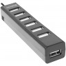 Хаб DEFENDER Quadro Swift, USB 2.0, 7 портов, черный, 83203 по низкой цене оптом Краснодар, Москва, Уфа, Казань, Барнаул, Владивосток, Хабаровск, Сахалин, Красноярск, Екатеренбург, 