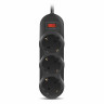 Сетевой фильтр SVEN SF-03L, 3 розетки, 1,8 м, черный, SV-015022 по низкой цене оптом 