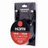 Кабель HDMI AM-AM, 1,5 м, SONNEN Premium, медь, для передачи аудио-видео, экранированный, 513130 по низкой цене оптом 
