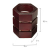 Набор настольный GALANT "Wood&Metal", 5 предметов, красное дерево и никелированный металл, 230873 по низкой цене оптом 