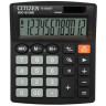 Калькулятор настольный CITIZEN SDC-812NR, МАЛЫЙ (124x102 мм), 12 разрядов, двойное питание по низкой цене оптом 