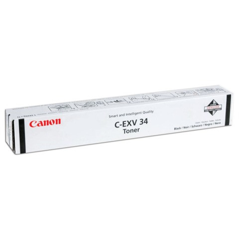 Тонер CANON (C-EXV34BK) iR C9060/C9065/C9070, черный, оригинальный, ресурс 23000 страниц, 3782B002 по низкой цене оптом Краснодар, Москва, Уфа, Казань, Барнаул, Владивосток, Хабаровск, Сахалин, Красноярск, Екатеренбург, 
