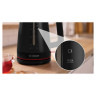 Чайник BOSCH TWK3M123, 1,7л, 2400Вт, закрытый нагревательный элемент, пластик, черный по низкой цене оптом Чайник BOSCH TWK3M123, 1,7л, 2400Вт, закрытый нагревательный элемент, пластик, черный по низкой цене оптом