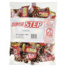 Конфеты шоколадные СЛАВЯНКА "Super Step" двухслойные, нуга с арахисом, 1000 г, пакет, 20465 по низкой цене оптом 