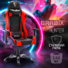 Кресло компьютерное BRABIX "Hunter GM-130", две подушки, экокожа, черное/красное, 532797 по низкой цене оптом 