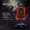 Кресло компьютерное BRABIX "Hunter GM-130", две подушки, экокожа, черное/красное, 532797 по низкой цене оптом 