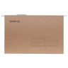 Подвесные папки A4/Foolscap (404х240 мм) до 80 л., КОМПЛЕКТ 10 шт., крафт-картон, STAFF, 270937 по низкой цене оптом 