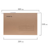 Подвесные папки A4/Foolscap (404х240 мм) до 80 л., КОМПЛЕКТ 10 шт., крафт-картон, STAFF, 270937 по низкой цене оптом 