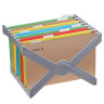 Подвесные папки A4/Foolscap (404х240 мм) до 80 л., КОМПЛЕКТ 10 шт., крафт-картон, STAFF, 270937 по низкой цене оптом 