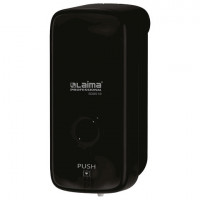 Дозатор для жидкого мыла LAIMA PROFESSIONAL PREMIUM BLACK, НАЛИВНОЙ, 0,5 л, черный, ABS-пластик, 609518