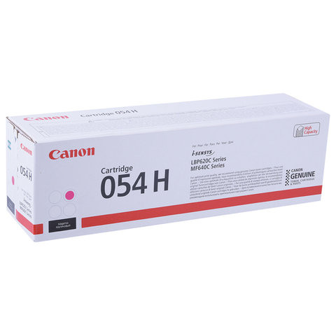 Картридж лазерный CANON (054HM) для i-SENSYS LBP621Cw/MF641Cw/645Cx, пурпурный, ресурс 2300 страниц, оригинальный, 3026C002 по низкой цене оптом 