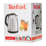 Чайник TEFAL KI230D30, 1,7 л, 2400 Вт, закрытый нагревательный элемент, нержавеющая сталь, серебристый по низкой цене оптом Краснодар, Москва, Уфа, Казань, Барнаул, Владивосток, Хабаровск, Сахалин, Красноярск, Екатеренбург, 