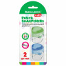 Точилки BRAUBERG KIDS "MAXI", 2 ШТУКИ, 2 отверстия, с большим контейнером, трехгранный корпус, цвета ассорти, блистер, 271947 по низкой цене оптом 