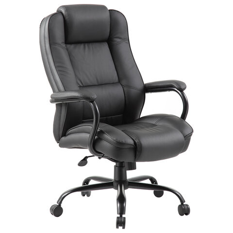 Кресло офисное BRABIX PREMIUM "Heavy Duty HD-002", усиленное, НАГРУЗКА до 200 кг, экокожа, 531829 по низкой цене оптом 