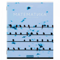 Тетрадь предметная "КЛАССИКА NEW" 48 л., обложка картон, МАТЕМАТИКА, клетка, BRAUBERG, 404248