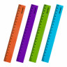 Линейка пластиковая 20 см BRAUBERG "NEON", непрозрачная, ассорти, 210773 по низкой цене оптом 