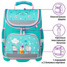 Ранец ЮНЛАНДИЯ "WISE" для начальной школы, Soft paws, 37х29х15 см, 229946 по низкой цене оптом Краснодар, Москва, Уфа, Казань, Барнаул, Владивосток, Хабаровск, Сахалин, Красноярск, Екатеренбург, 