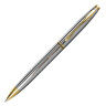 Ручка подарочная шариковая BRAUBERG "De Luxe Silver", корпус серебристый, узел 1 мм, линия письма 0,7 мм, синяя, 141414 по низкой цене оптом 