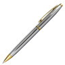 Ручка подарочная шариковая BRAUBERG "De Luxe Silver", корпус серебристый, узел 1 мм, линия письма 0,7 мм, синяя, 141414 по низкой цене оптом 