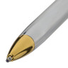 Ручка подарочная шариковая BRAUBERG "De Luxe Silver", корпус серебристый, узел 1 мм, линия письма 0,7 мм, синяя, 141414 по низкой цене оптом 