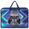 Папка на молнии с ручками ЮНЛАНДИЯ А4, 1 отделение, пластик, ширина 75 мм, "Game mode", 270957 по низкой цене оптом 