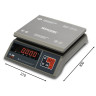 Весы фасовочные MERCURY M-ER 326AFU-3.01, LCD (0,01-3 кг), дискретность 1 г, платформа 255x205 мм, 326AFU-3.01 LCD по низкой цене оптом 