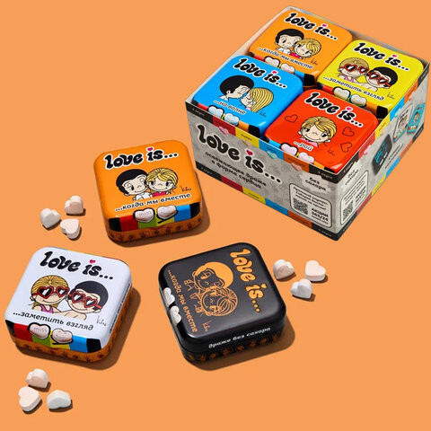 Драже освежающие в форме сердца LOVE IS вкус маракуйя, 20 г, 709244 по низкой цене оптом Драже освежающие в форме сердца LOVE IS вкус маракуйя, 20 г, 709244 по низкой цене оптом