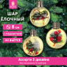 Шары ёлочные 8 см, "Charming Winter", пластик, АССОРТИ 3 дизайна, с подсветкой, ЗОЛОТАЯ СКАЗКА, 592478 по низкой цене оптом Шары ёлочные 8 см, "Charming Winter", пластик, АССОРТИ 3 дизайна, с подсветкой, ЗОЛОТАЯ СКАЗКА, 592478 по низкой цене оптом