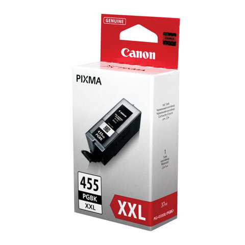 Картридж струйный CANON (PGI-455PGBK XXL)PIXMA MX724/924/iX6840, черный пигментный, оригинальный, ресурс 1000 стр., 8052B001 по низкой цене оптом 