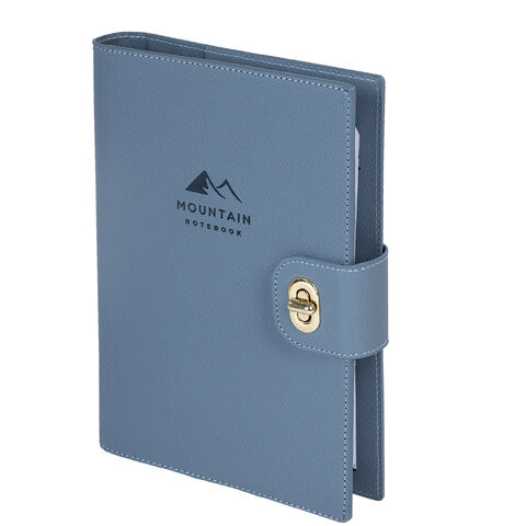 Ежедневник-органайзер недатированный B5 167х240мм BRAUBERG "Nova", под кожу, 160л, голубой, 116201 по низкой цене оптом 