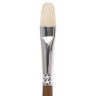Кисть художественная профессиональная BRAUBERG ART CLASSIC, щетина, овальная, № 14, длинная ручка, 200733 по низкой цене оптом 