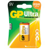 Батарейка GP Ultra, Крона (6LR61, 6LF22, 1604A), алкалиновая, 1 шт., в блистере, 1604AU-5CR1 по низкой цене оптом 