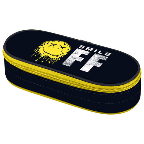 Пенал-футляр BRAUBERG, 1 отделение, органайзер, полиэстер, 22x9x5 см, "Smile OFF", 271587 по низкой цене оптом 
